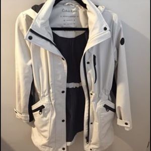 Calvin Klein white spring/ fall jacket